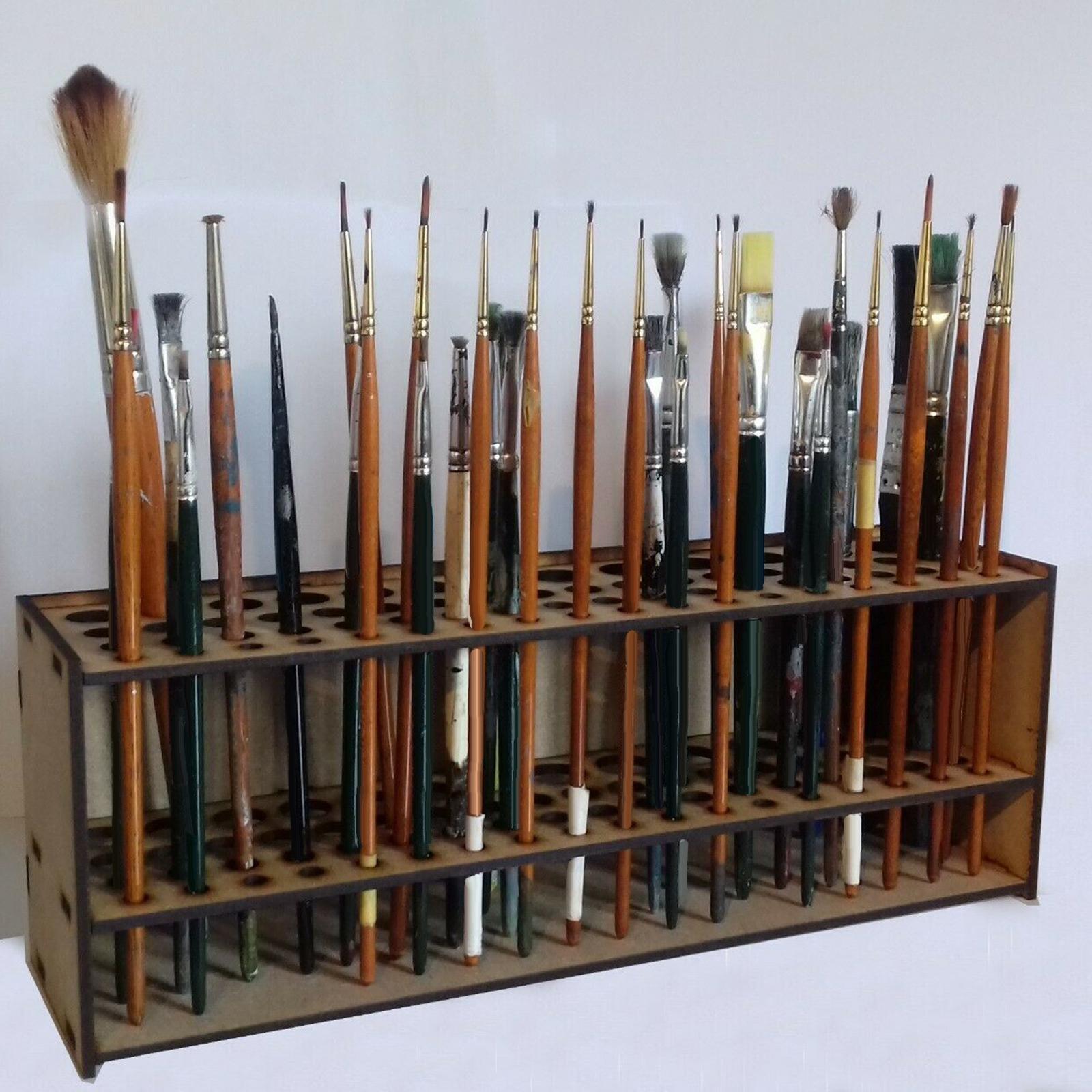 Portable Paint Brush Storage Rack Durable for Cabinet Organizer Holder