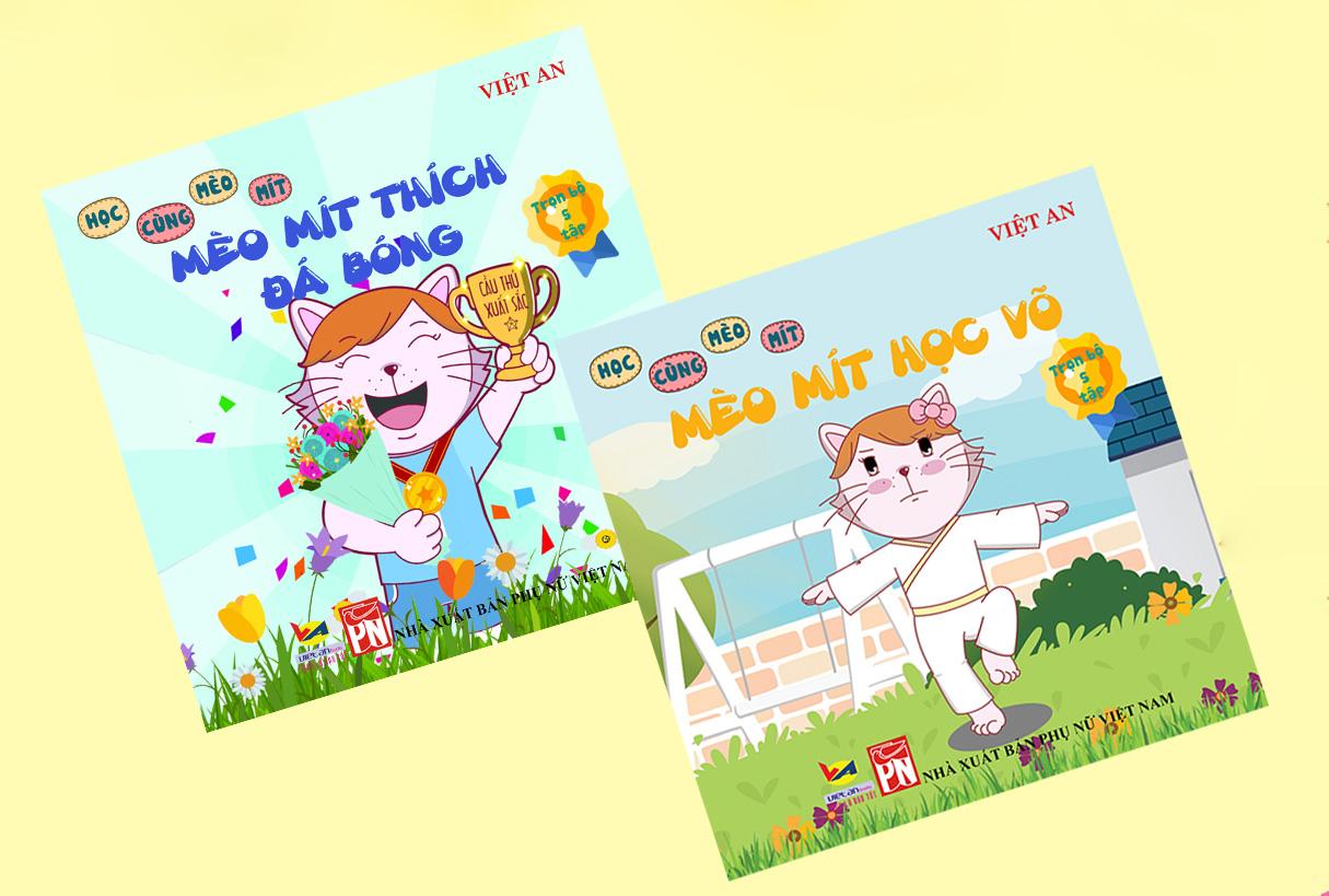 SÁCH RÈN LUYỆN KĨ NĂNG CHO BÉ - COMBO HỌC CÙNG MÈO MÍT