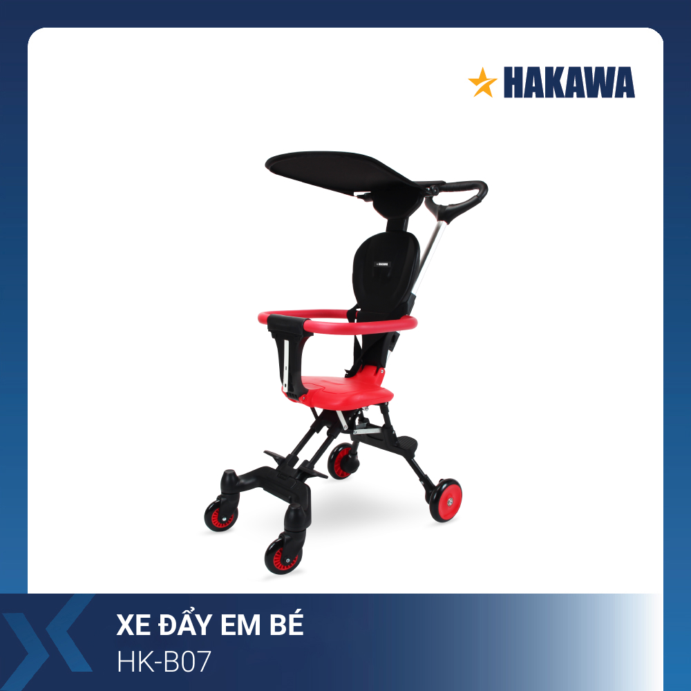 XE ĐẨY GẤP GỌN CHO BÉ HAKAWA HK-B07 - HÀNG CHÍNH HÃNG