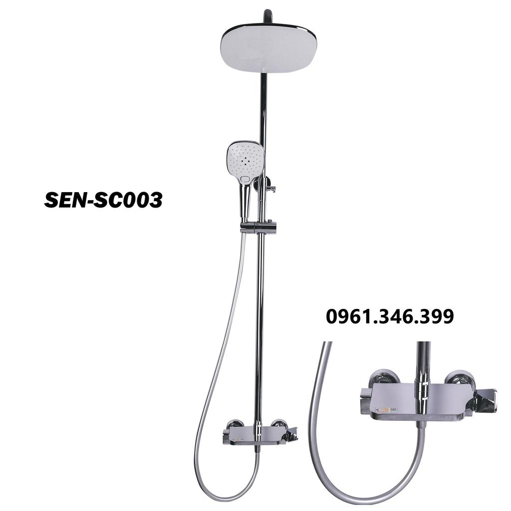 Sen cây tắm đứng bát vuông sc003
