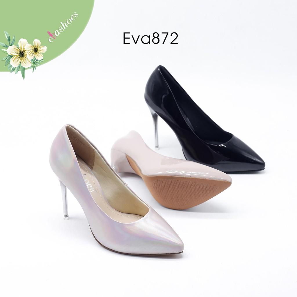 Giày Cao Gót Da Bóng 9cm Evashoes - Eva872