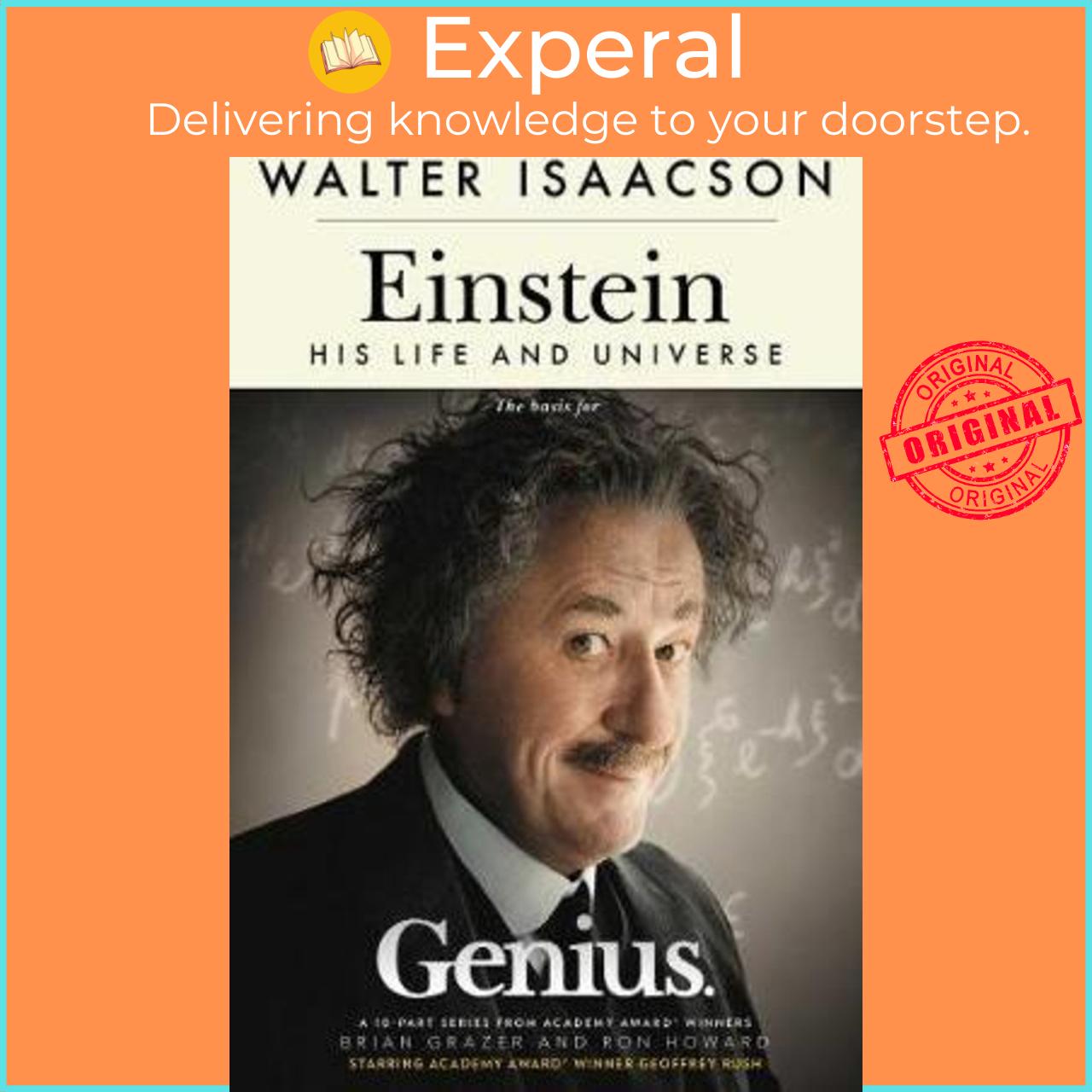 Sách - Einstein  His Life and Universe by Walter Isaacson UK edition, paperback