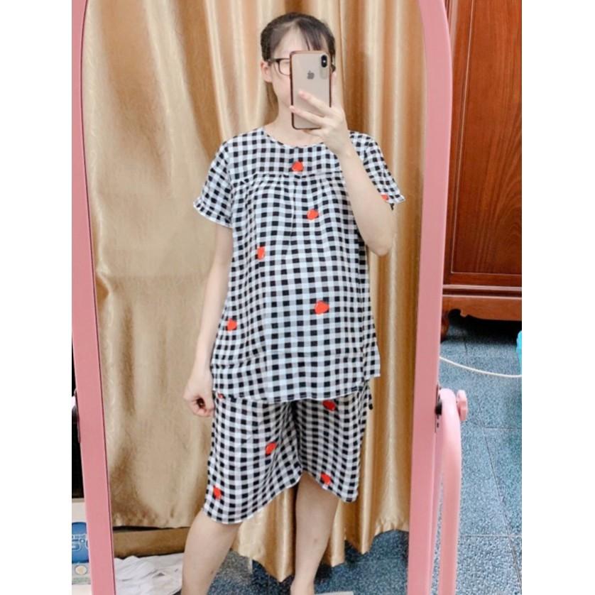 bộ đồ bầu chất lanh lụa dáng suông chun diều chỉnh free size từ 40-70kg