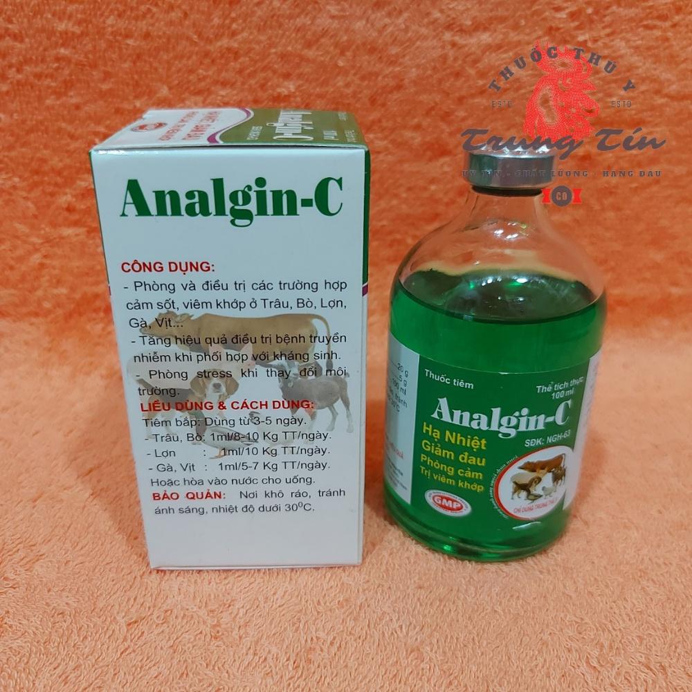 Analgin C - Hạ nhiệt , giảm đau , phòng cảm , viêm khớp
