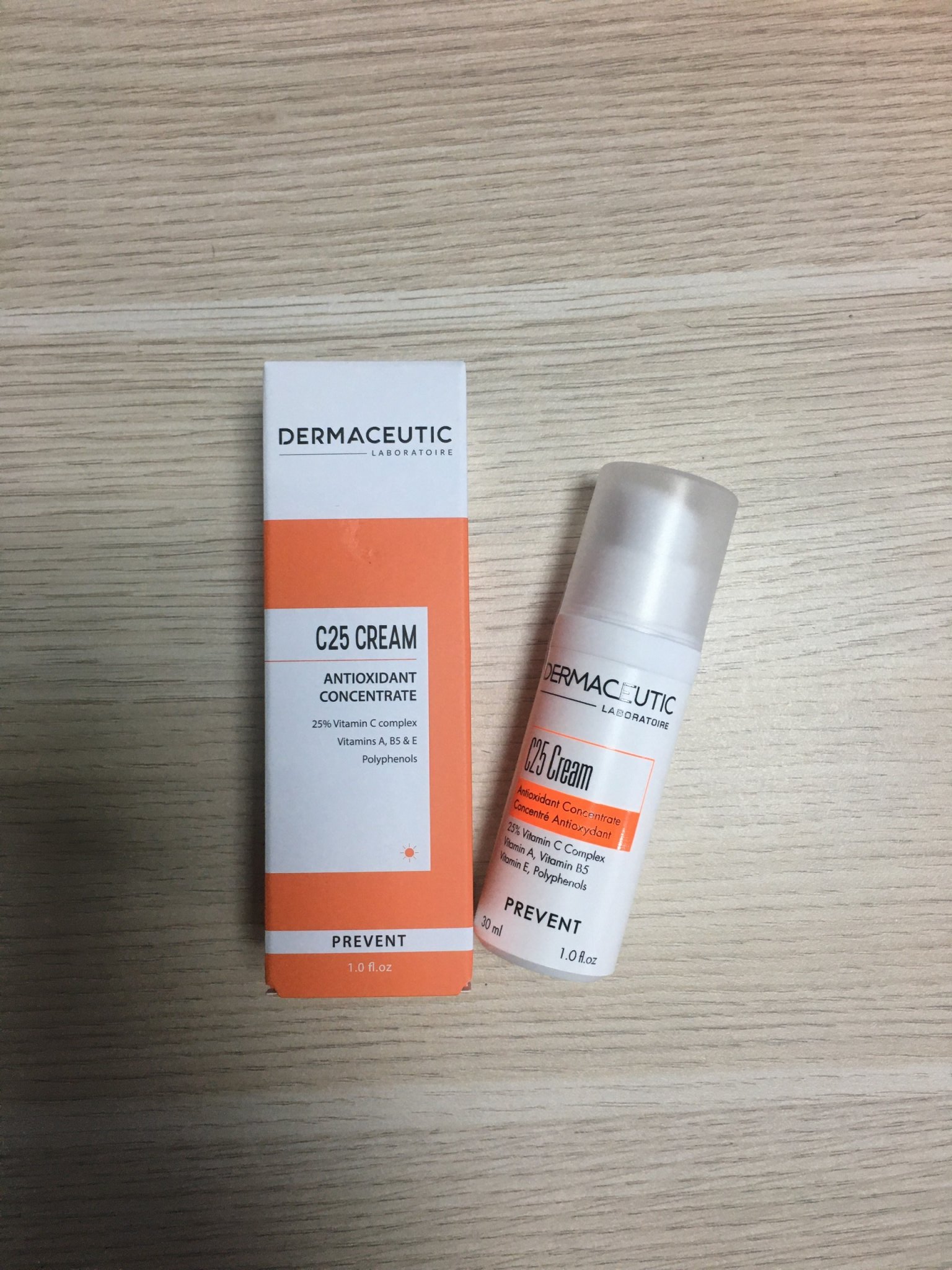 Kem dưỡng trắng sáng da Dermaceutic Pháp - C25 Cream