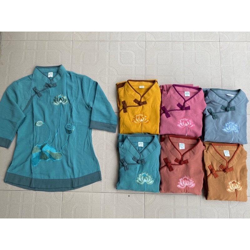 ĐỒ LAM ĐI CHÙA Mầu Đài Loan Vải Tơ - Đũi Cao Cấp