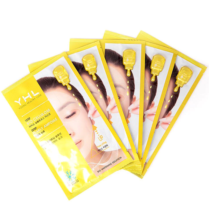 Mặt Nạ Sinh Học Hai Bước Hoàn Hảo - YHL Bio Whitening Solution (Hộp 5 Miếng)