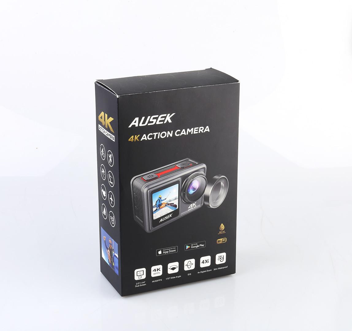 Camera hành động Ultra 5K 60fps WiFi Bộ lọc có thể tháo rời màn hình kép EIS dưới nước Chỗ mũ bảo hiểm không thấm nước cam