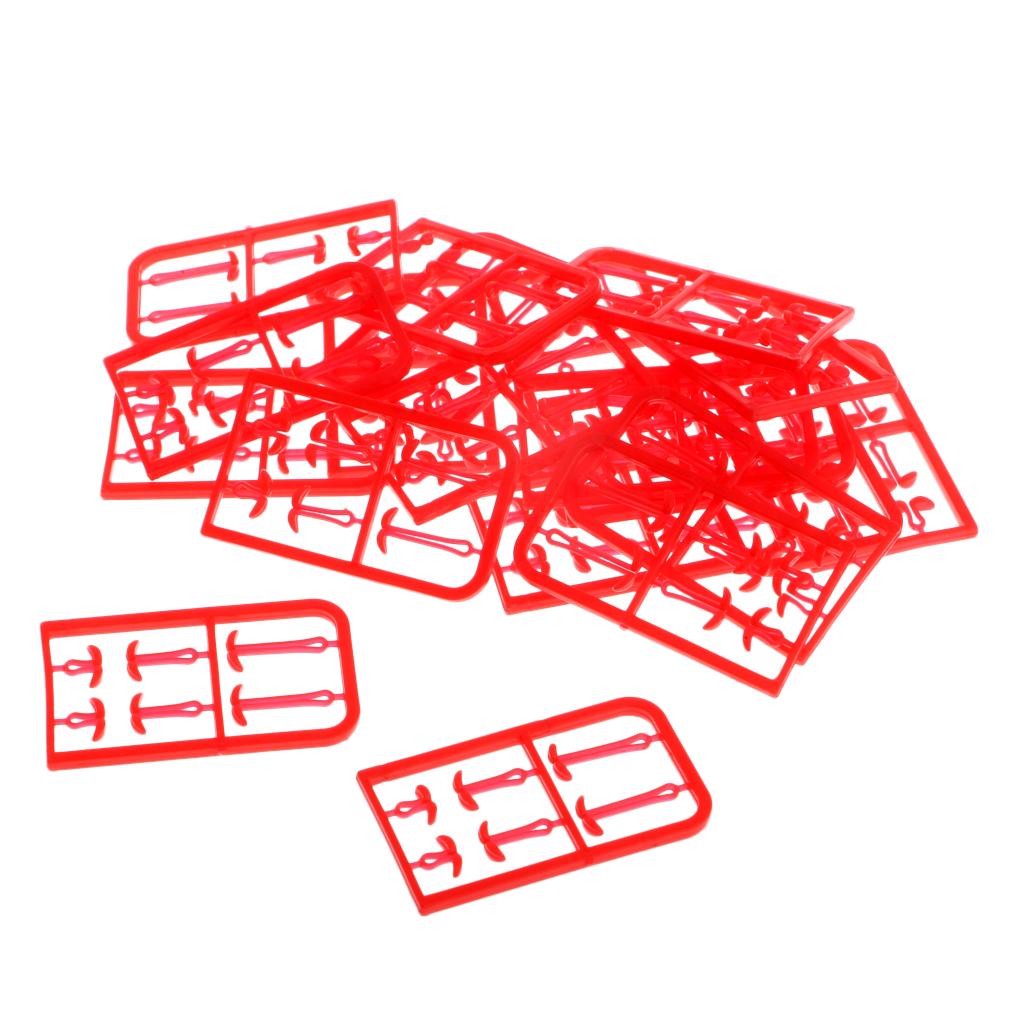 120Pcs Carp Hair Rig Fishing Bait Boilie Stops Plastic V Stopper