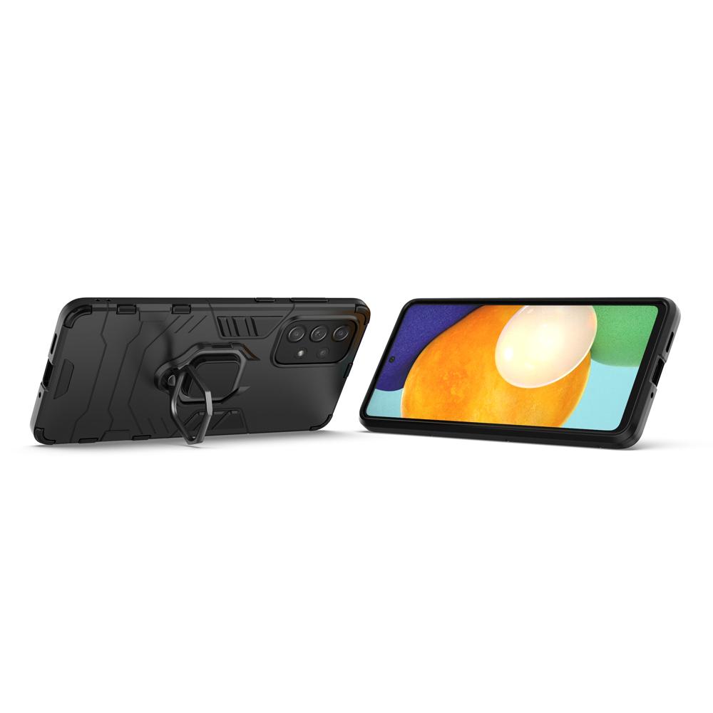 Ốp lưng dành cho Samsung A73 5G chống sốc iron man kèm nhẫn iring Bảo vệ camera và chống xem video tiện lợi