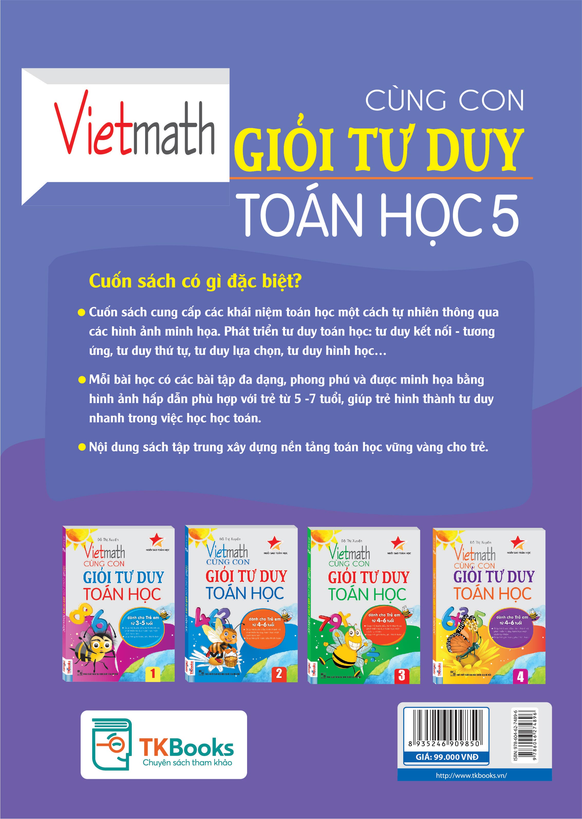 Vietmath - Cùng Con Giỏi Tư Duy Toán Học - Tập 5