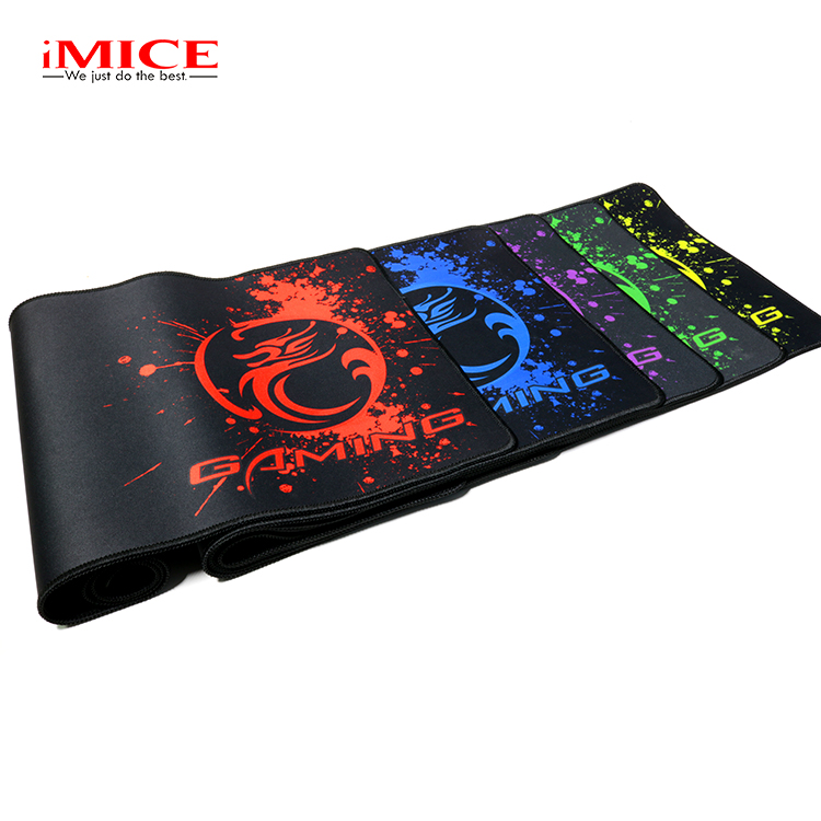 Miếng Lót Chuột, Bàn Di Chuột, Mouse Pad Cỡ lớn IMICE  - Hàng Chính Hãng (KT 80x30x0.3) giao màu ngẫu nhiên