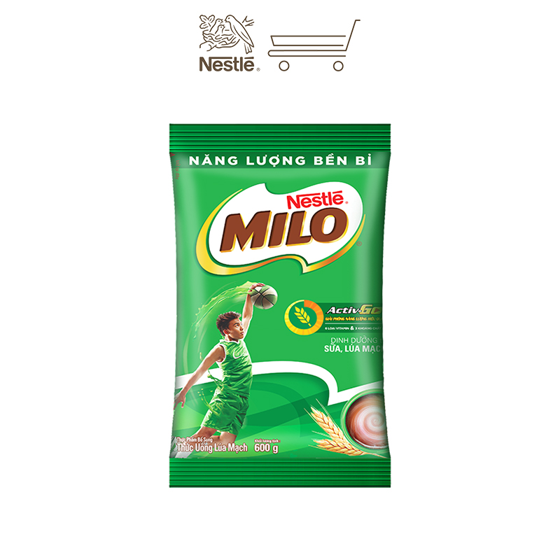 Thức uống lúa mạch Nestlé Milo 600g