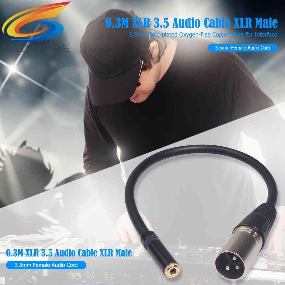 Cáp ChuyểN ĐổI Âm Thanh 0.3m XLR 3.5 XLR Sang 3.5mm