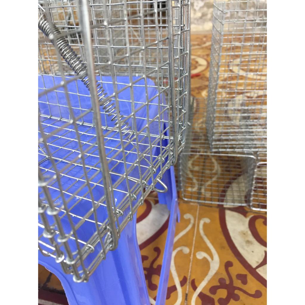 Sét 02 Bẫy chuột cống, sóc MÓC không rỉ sét