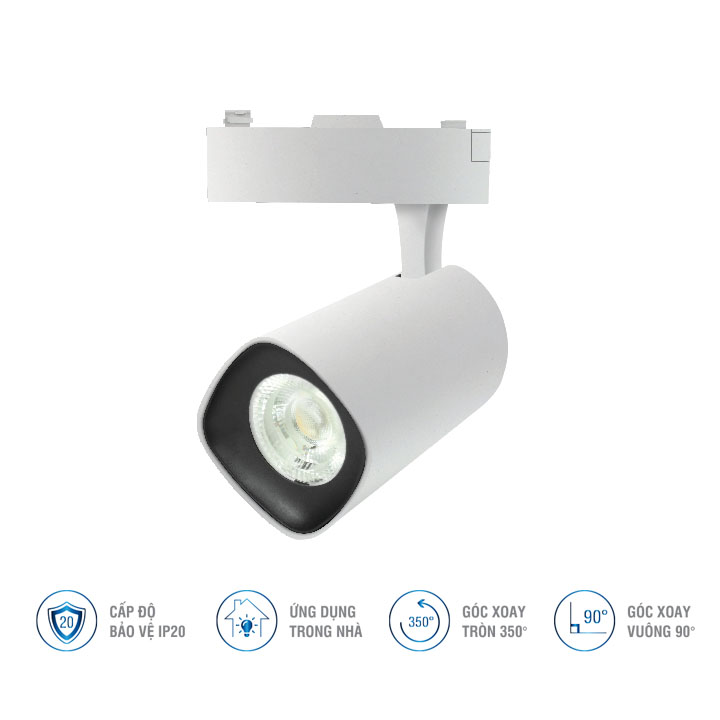 Đèn led rọi ray trong nhà ROMAN ELC3006B/10D/20D/30D - Hàng chính hãng