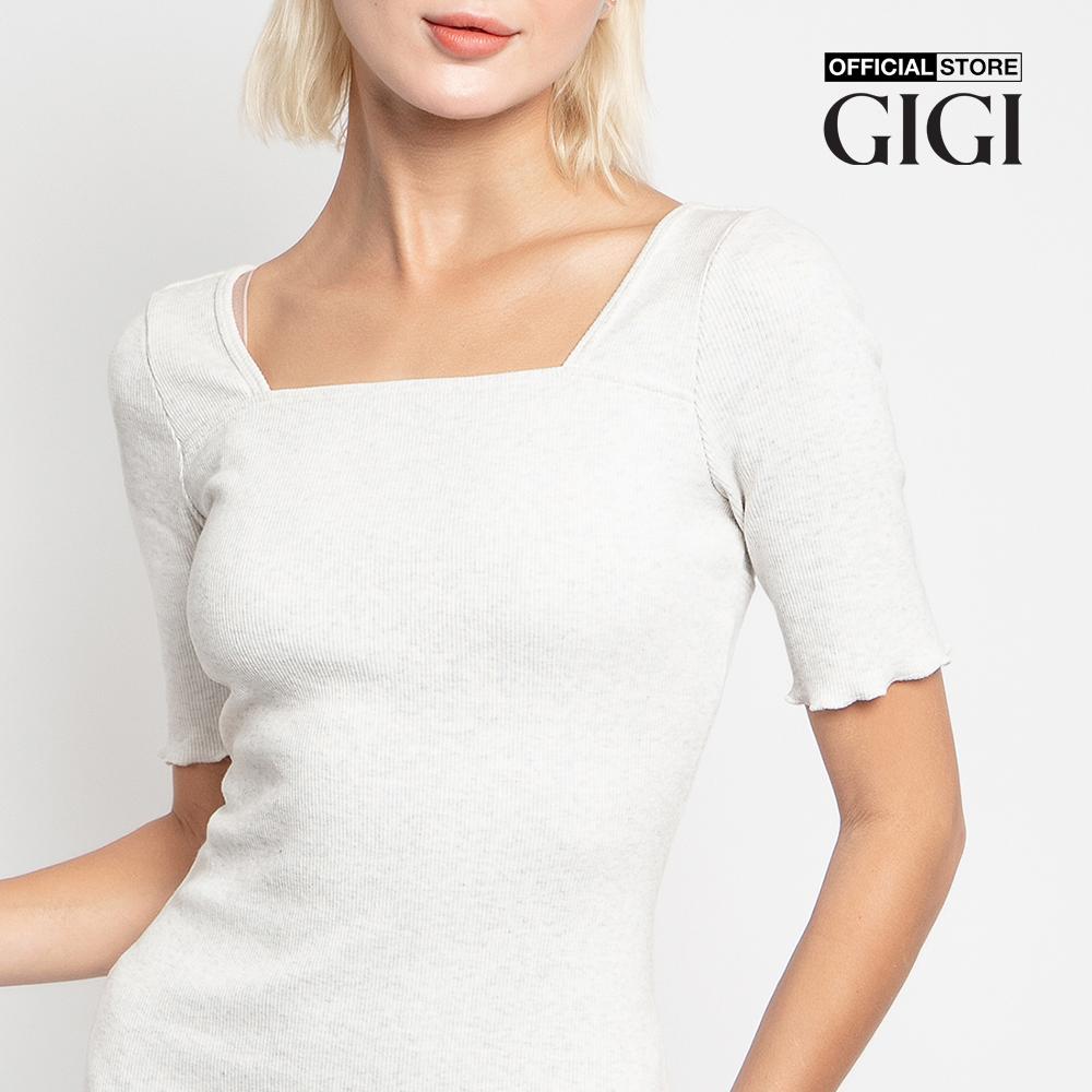 GIGI - Đầm bút chì tay ngắn cổ vuông hở lưng thời trang G2101D221154-00
