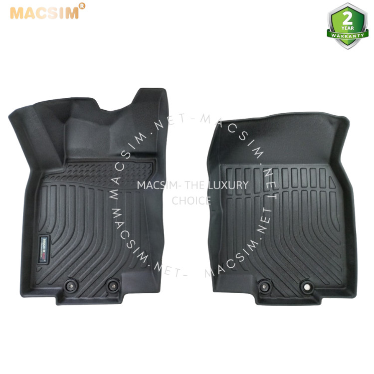 Thảm lót sàn xe ô tô NISSAN X-trail 2014- đến nay Nhãn hiệu Macsim chất liệu nhựa TPE cao cấp màu đen
