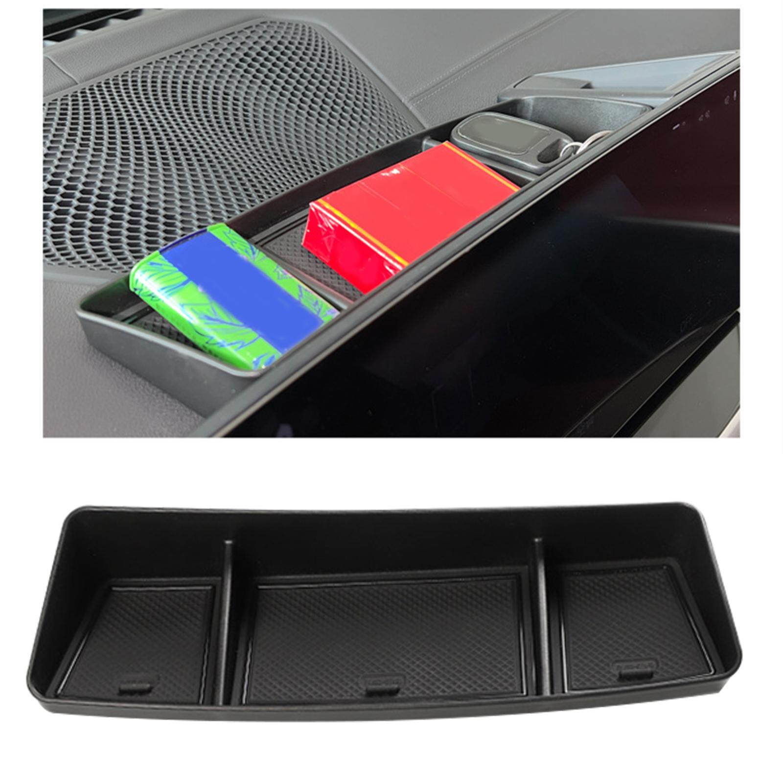 Center Console Storage Box under Screen Organizer Tray for