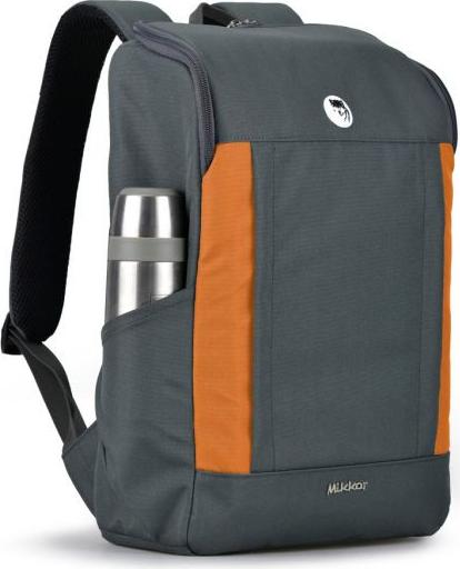 Balo laptop 15.6 inch Mikkor Kalino Backpack Graphite Orange