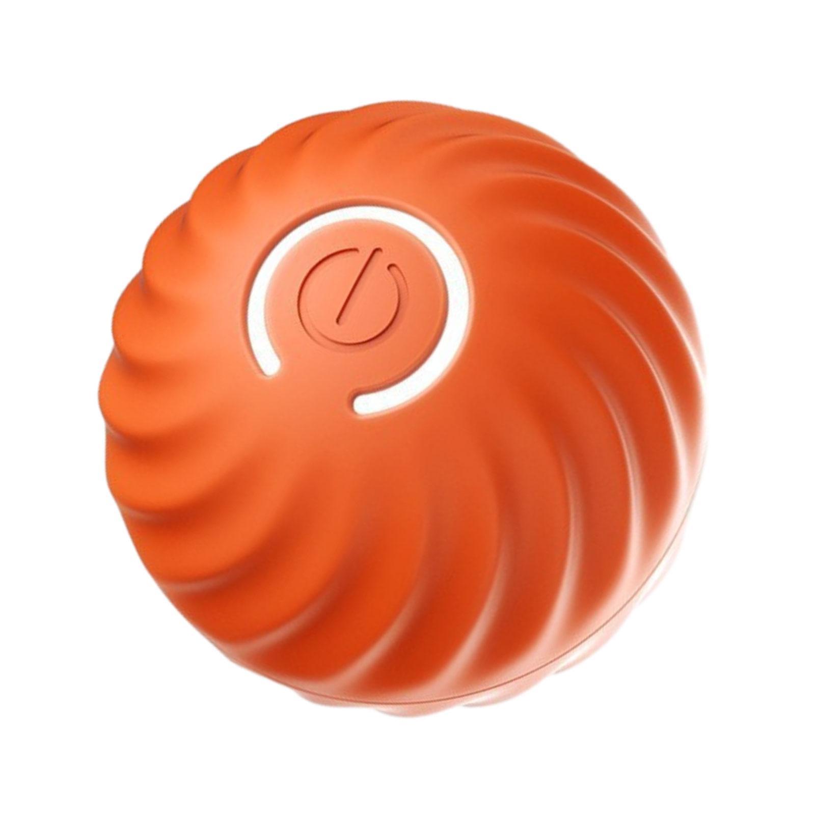 Interactive Cat Toy Ball Moving Rolling Pets Toy Ball Silicone Training Resistant to Bite Electric Automatic Pet Exercise Ball