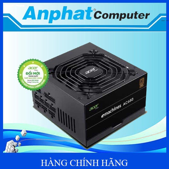 Nguồn Máy Tính Acer AC650 230V Bronze Full Modular – Hàng Chính Hãng
