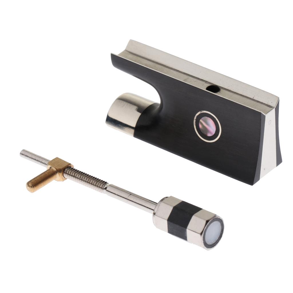 Replacement Violin Bow Frog for 4/4 Size Violin Fiddle Bow Accessories