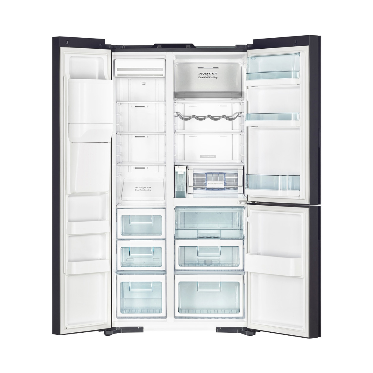 Tủ lạnh 3 cửa Hitachi Inverter 569 Lít R-FM800XAGGV9X - Hàng chính hãng