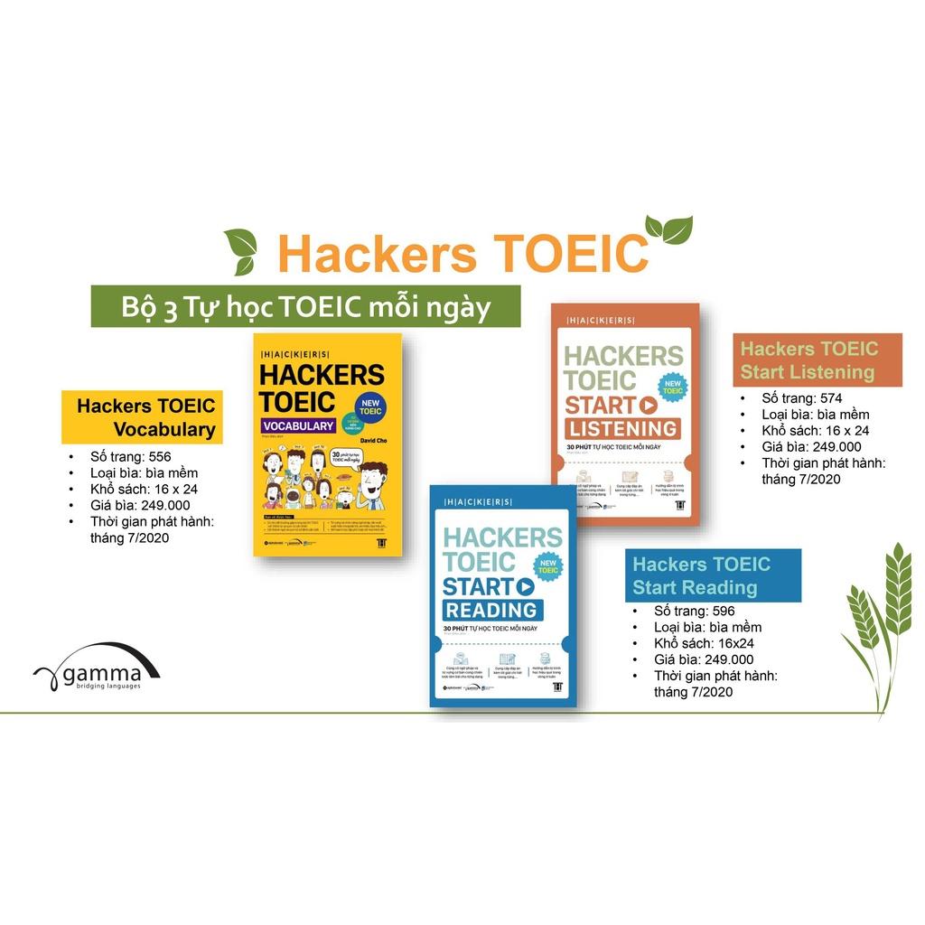 Hackers Toeic Start Reading