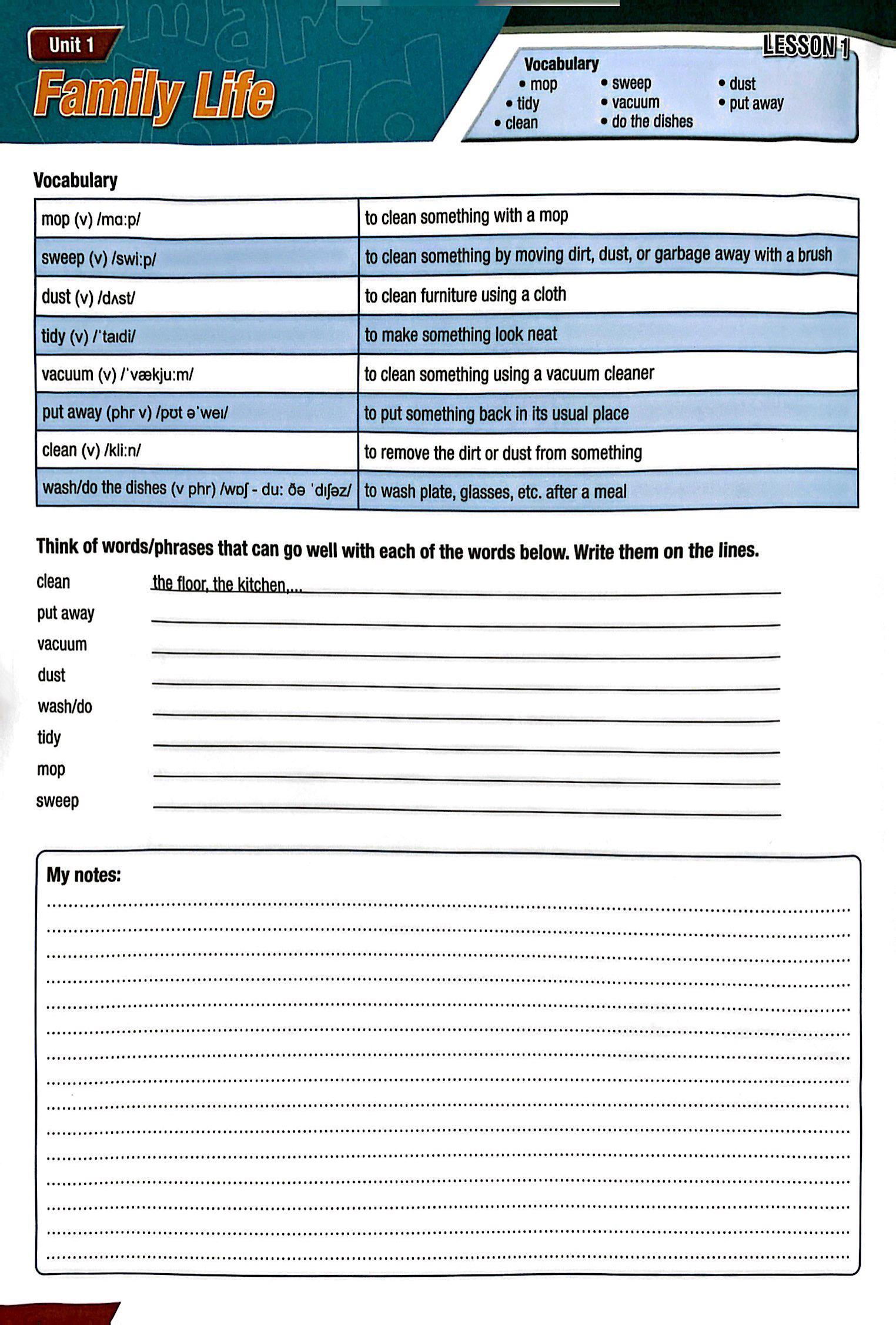 Tiếng Anh 10 - I-Learn Smart World - Notebook