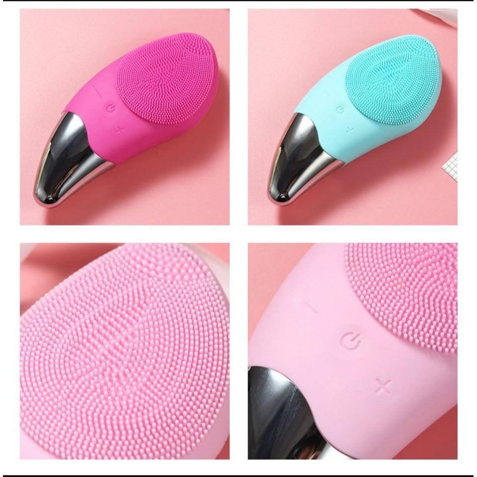 Máy Rửa Mặt Sóng Âm BR-020 ️ Sóng Siêu Âm Rung Chắc Giúp Làm Sạch Da 5 Chế Độ