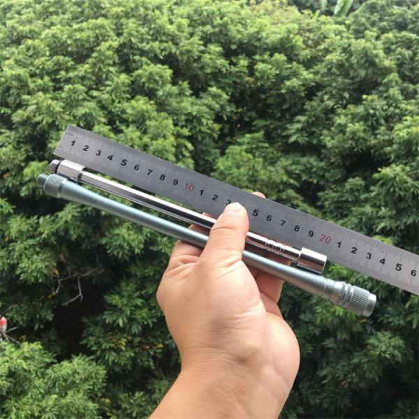 2pcs Aluminum Alloy Screw Type Gas Lantern Pole for Camping Hiking Picnic BBQ 20.5cm