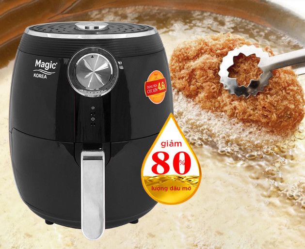 Nồi Chiên Không Dầu Magic A-8021 (4.6 Lít) - Hàng Chính Hãng