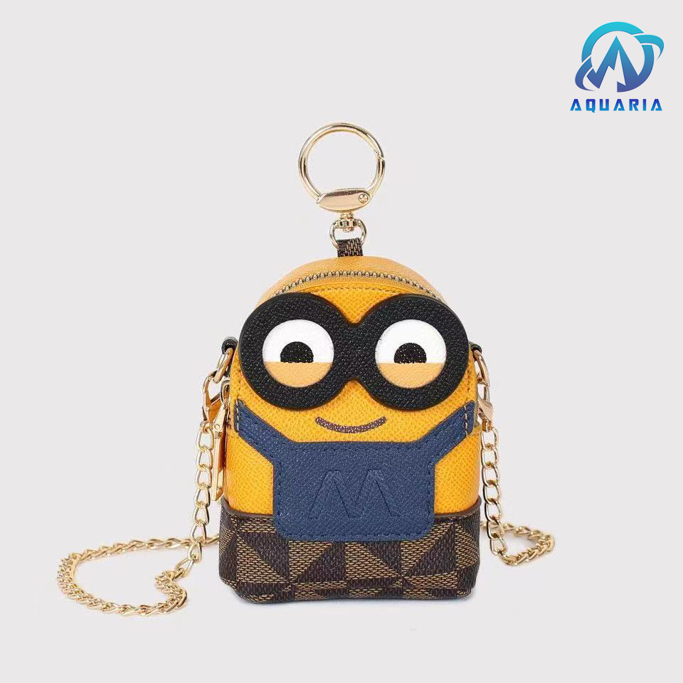 Túi Đeo Chéo Nữ Dạo Phố Minion Dễ Thương Giá Rẻ Thời Trang Phong Cách Hàn Quốc