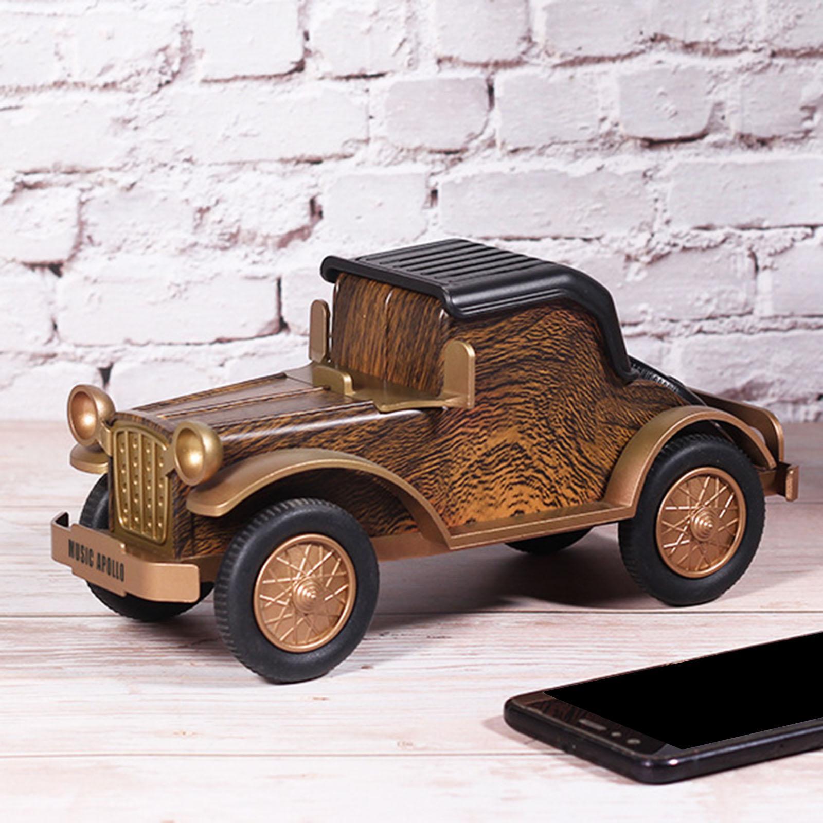 Bluetooth Speaker Subwoofer Wooden Support AUX in for Travel Camping Sports