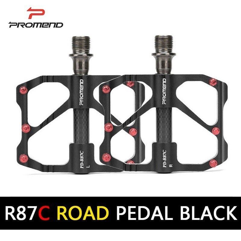 Pedal PROMEND PD- R87c/M86c Dành Cho Road, MTB Bàn Đạp Sợi Carbon , 3 Vòng Bi , Chống Trượt Siêu Nhẹ