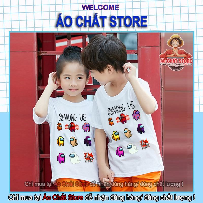 ÁO THUN AMONG US TRẺ EM VẢI ĐẸP | ÁO BÉ TRAI | BÉ GÁI AMONG US AU28 | ÁO CHẤT STORE