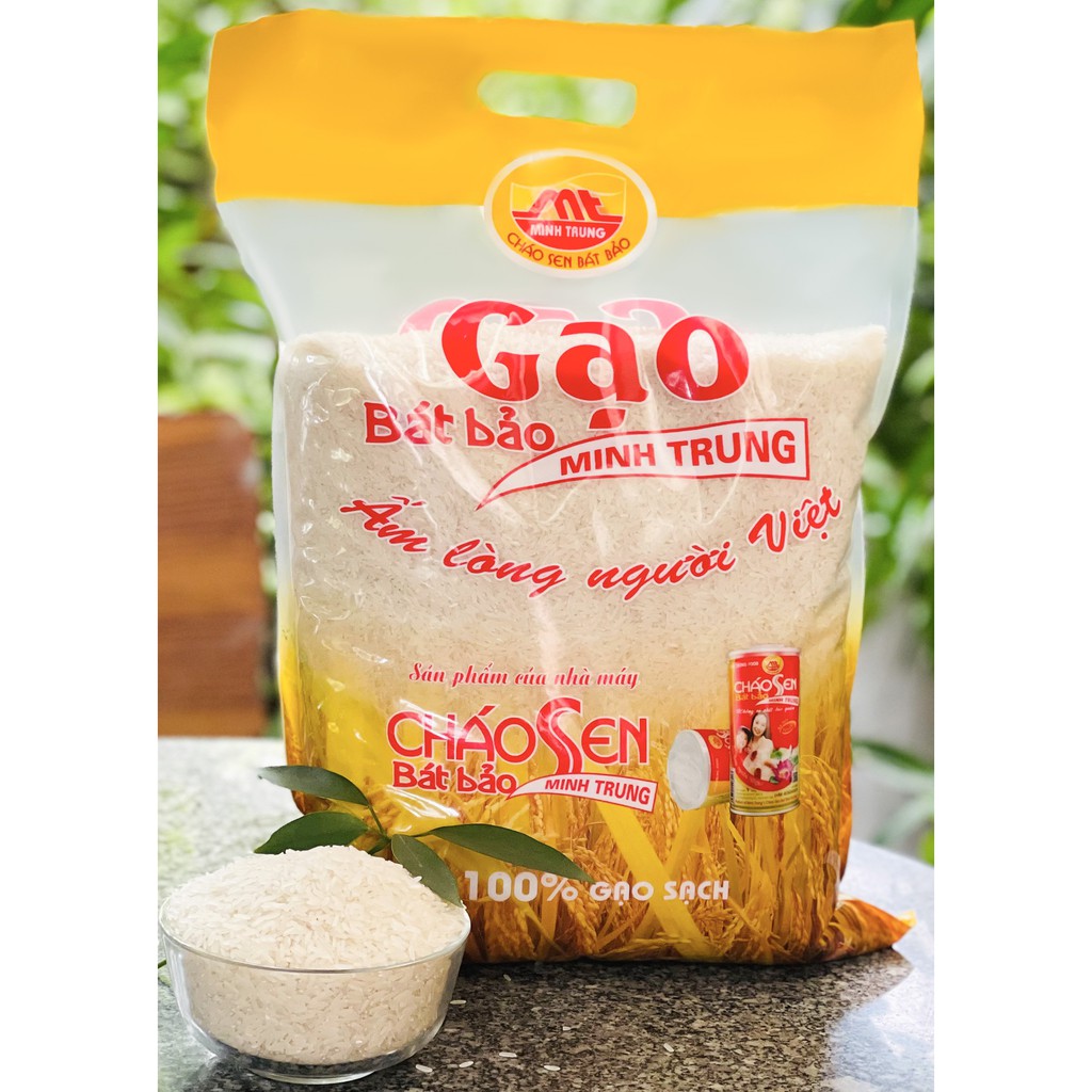 Gạo Bát Bảo Minh Trung 1 túi 5kg thơm ngon