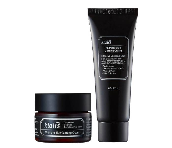 Kem Dưỡng Ẩm Dear Klairs Midnight Blue Calming Cream 30ml - Làm Dịu, Phục Hồi Da Ban Đêm - Dạng hủ