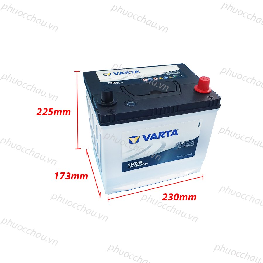 Ắc Quy VARTA 60D23L 12V-60AH
