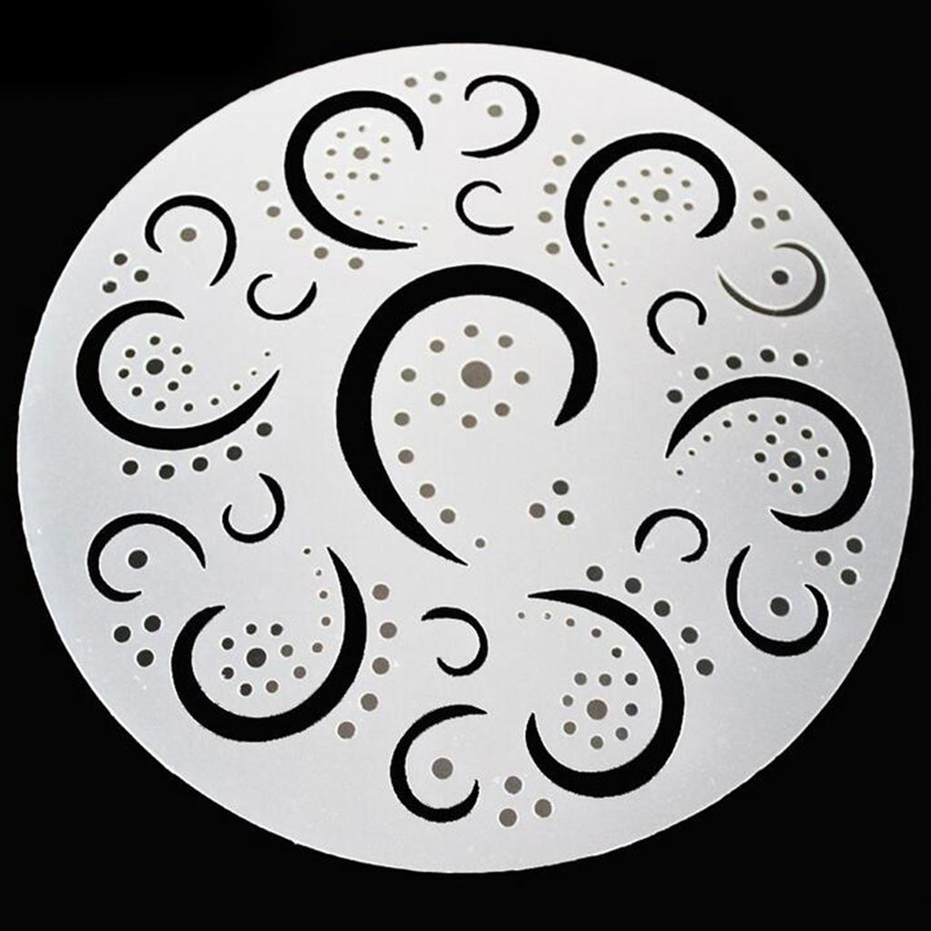 4 Pcs Variety Cake Cupcake Template Stencil Mold Birthday Spiral Decoration