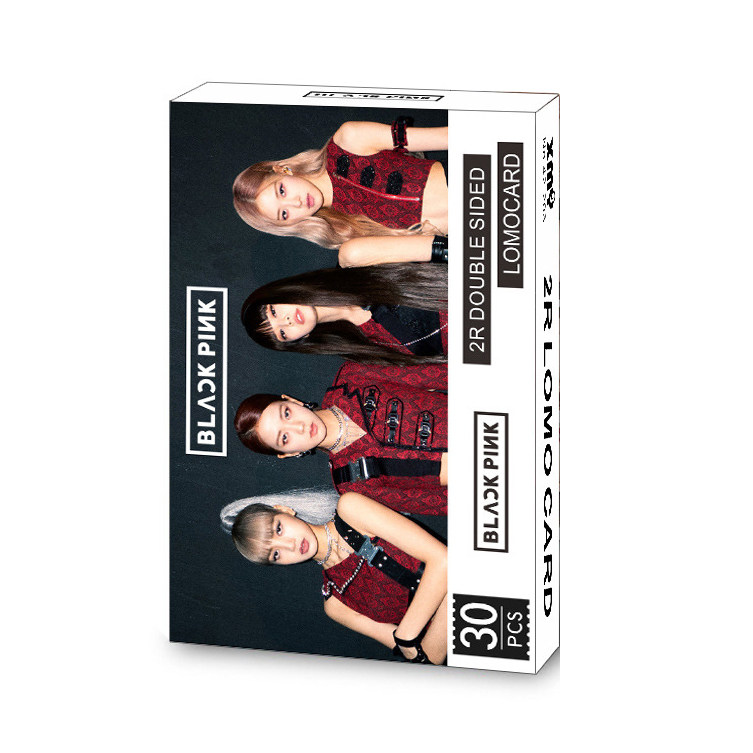 Lomo card Blackpink bộ ảnh thẻ nhóm Blackpink