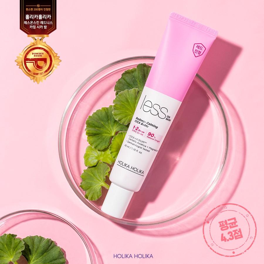 [Siêu Sale Cận Date] Kem Dưỡng Ẩm, Làm Dịu Da Kích Ứng Holika Holika Less On Skin Redness Calming CICA Balm 40ml