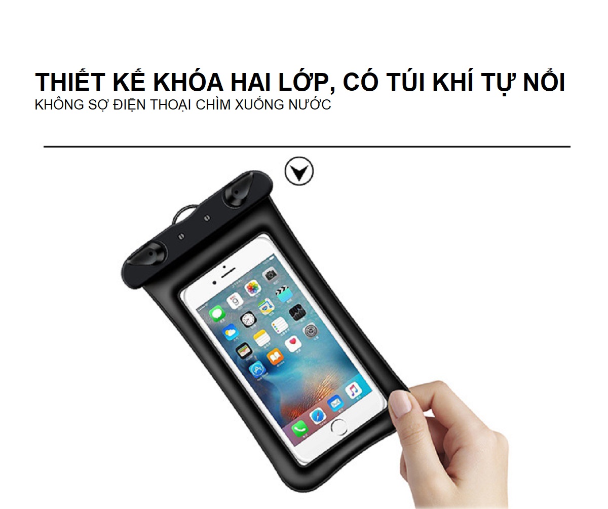 Túi Chống Nước, Bảo Vệ Cho Điện Thoại Đi Du Lịch Loại Cao Cấp