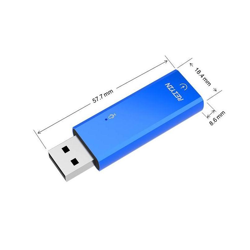Reiyin USB DAC Toslink Optical Audio Converter PC Game 192kHz 24 bit Hifi Music Portable Portable với MIC