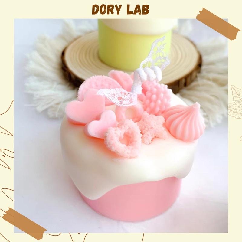 Nến Thơm Handmade Bánh Sinh Nhật Pastel - Dory Lab