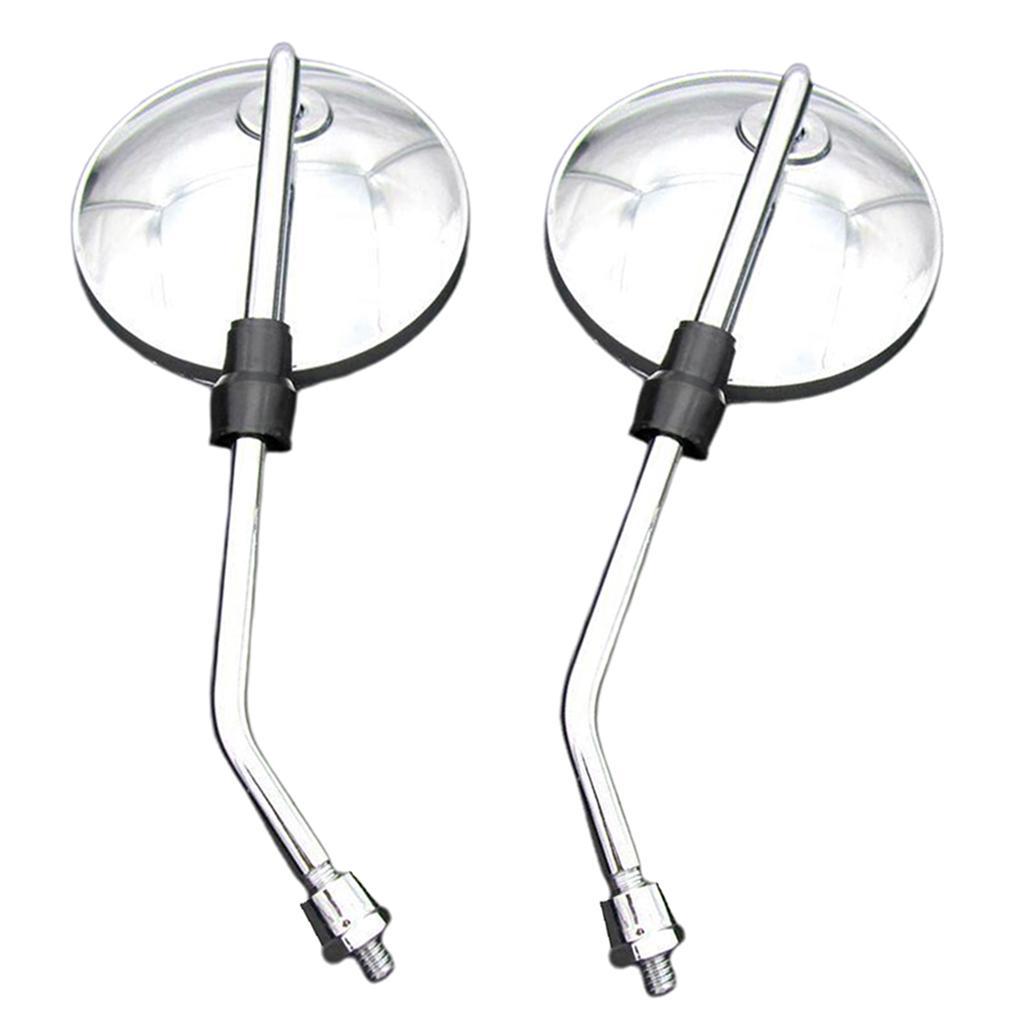 1 Pair Motorcycle Mirror Rear View Mirrors for Motorcycles Scooter 8mm