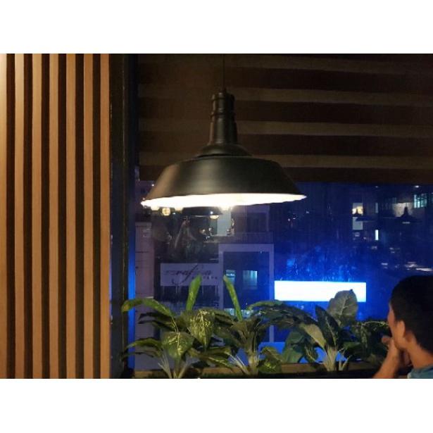 Đèn thả sắt sơn tĩnh điện đẹp chao đại phi 350 HL 6657-350