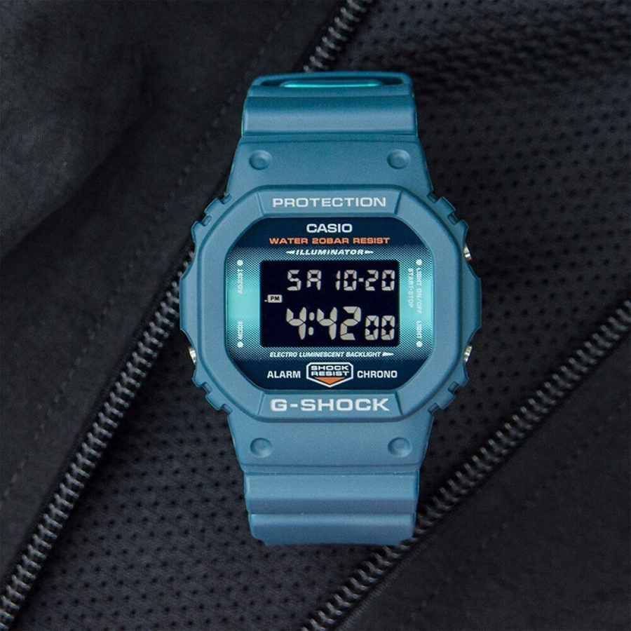 Đồng hồ nam dây nhựa Casio G-Shock chính hãng DW-5600CC-2DR