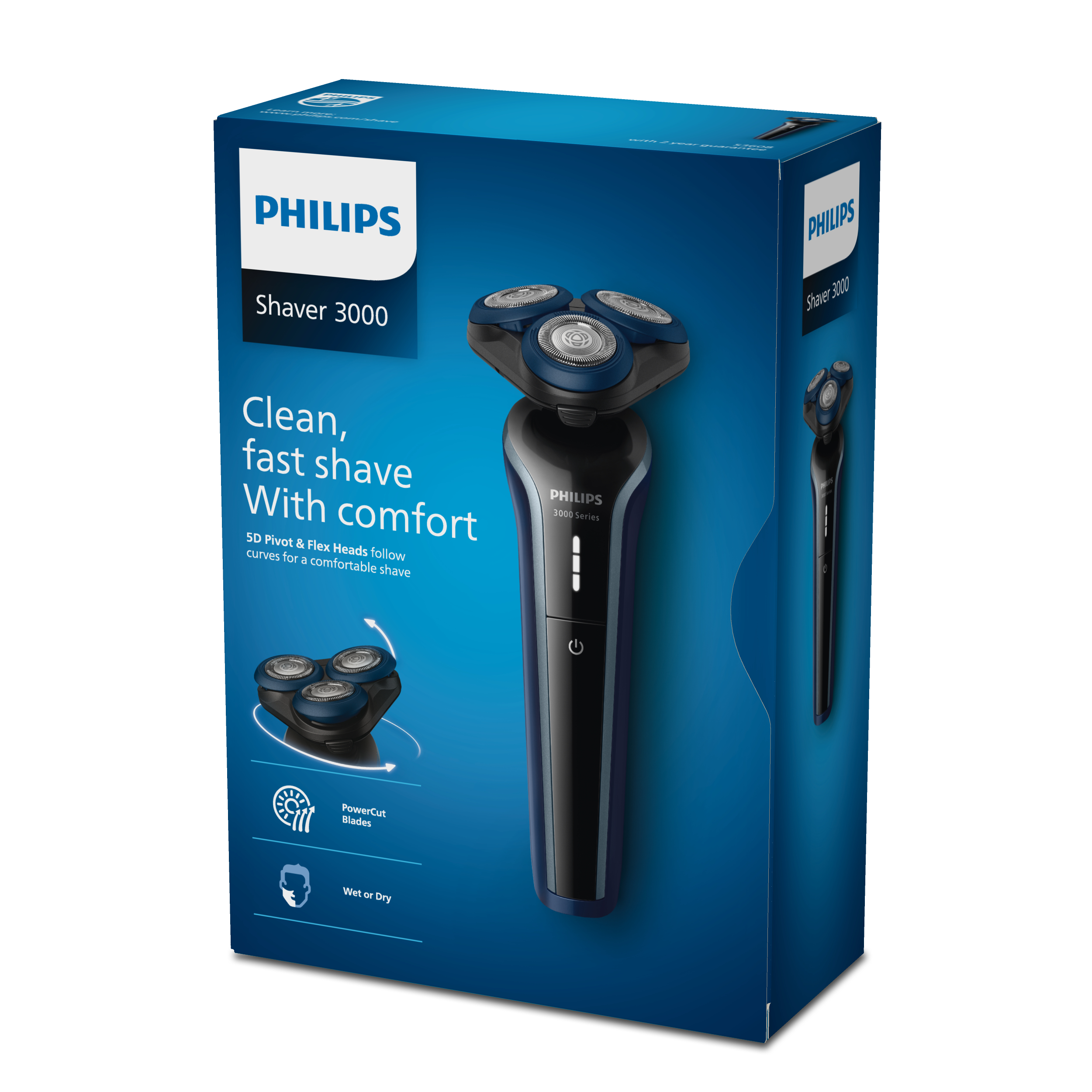 Máy cạo râu Philips S3608/10 , bảo hành 2 năm